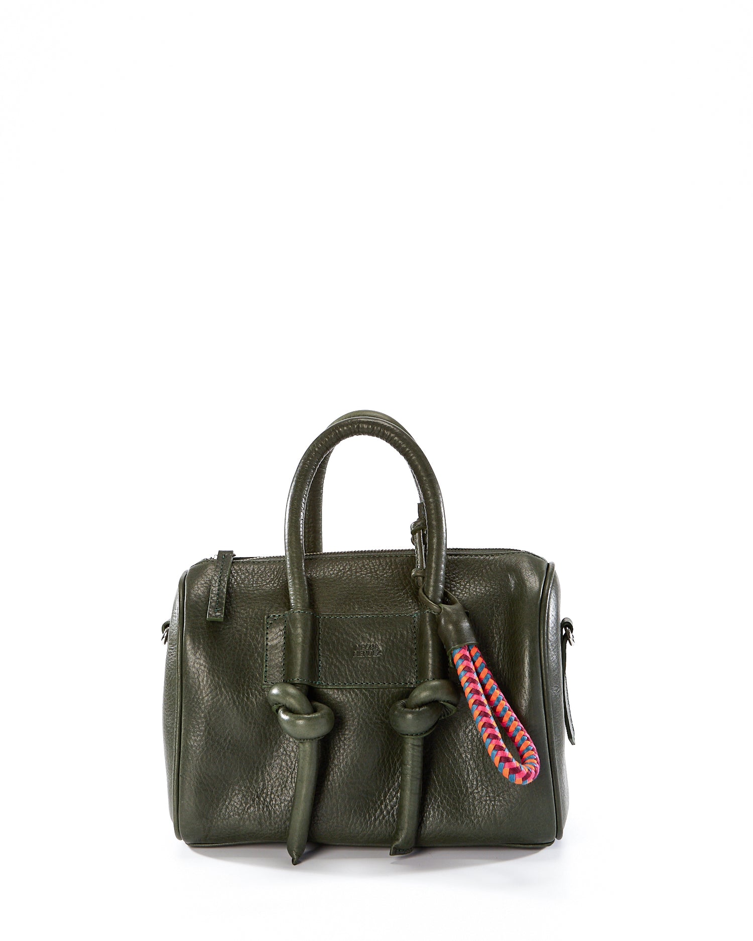 Poty Trunk Leather Bag - Forest