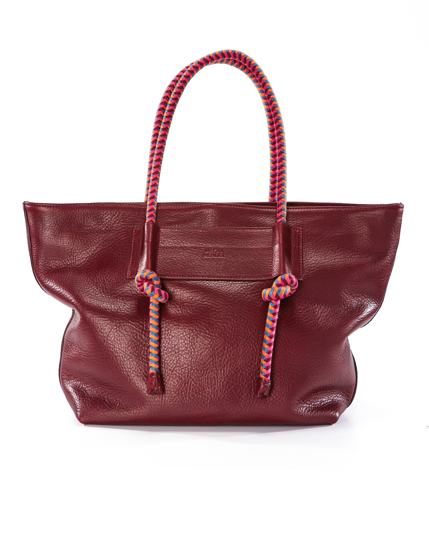 Basket Tote - Burgundy Hypnotic
