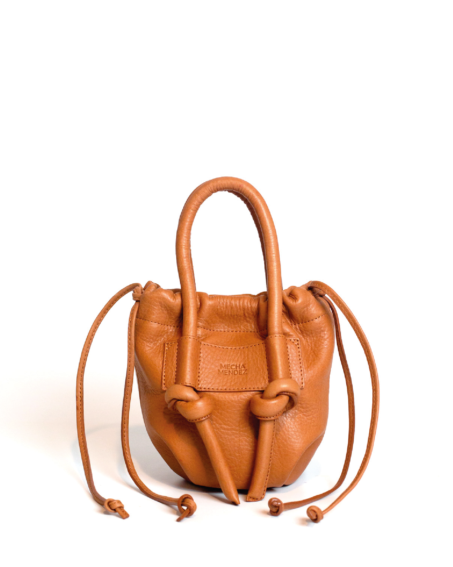 Irupe Mini Leather Bag - Tan