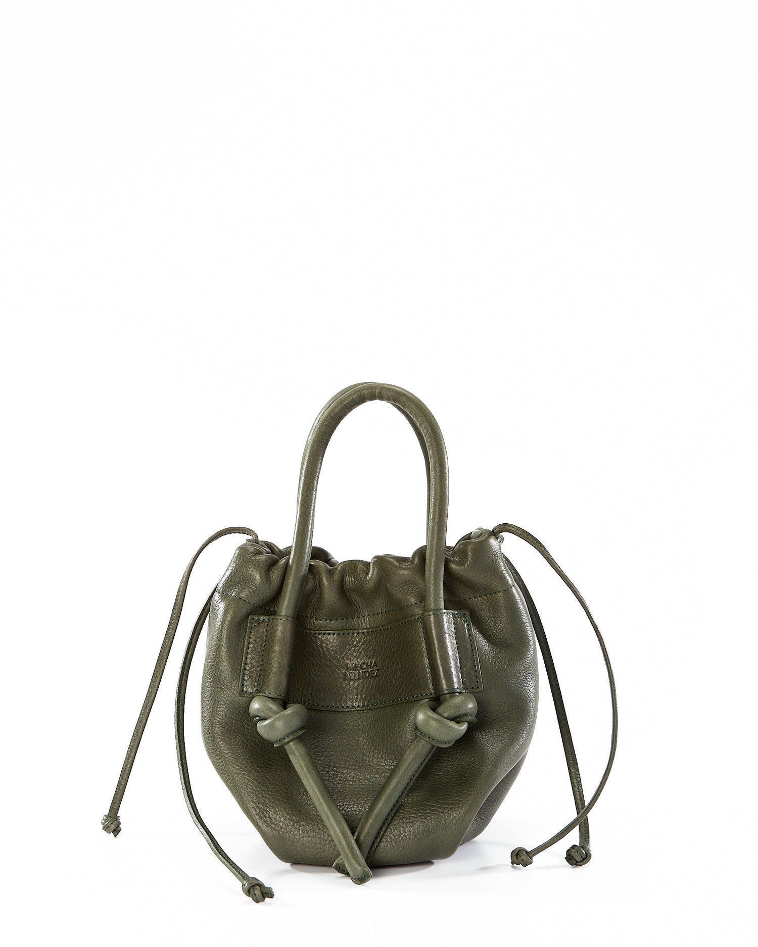 Irupe Medium Leather Bag - Forest
