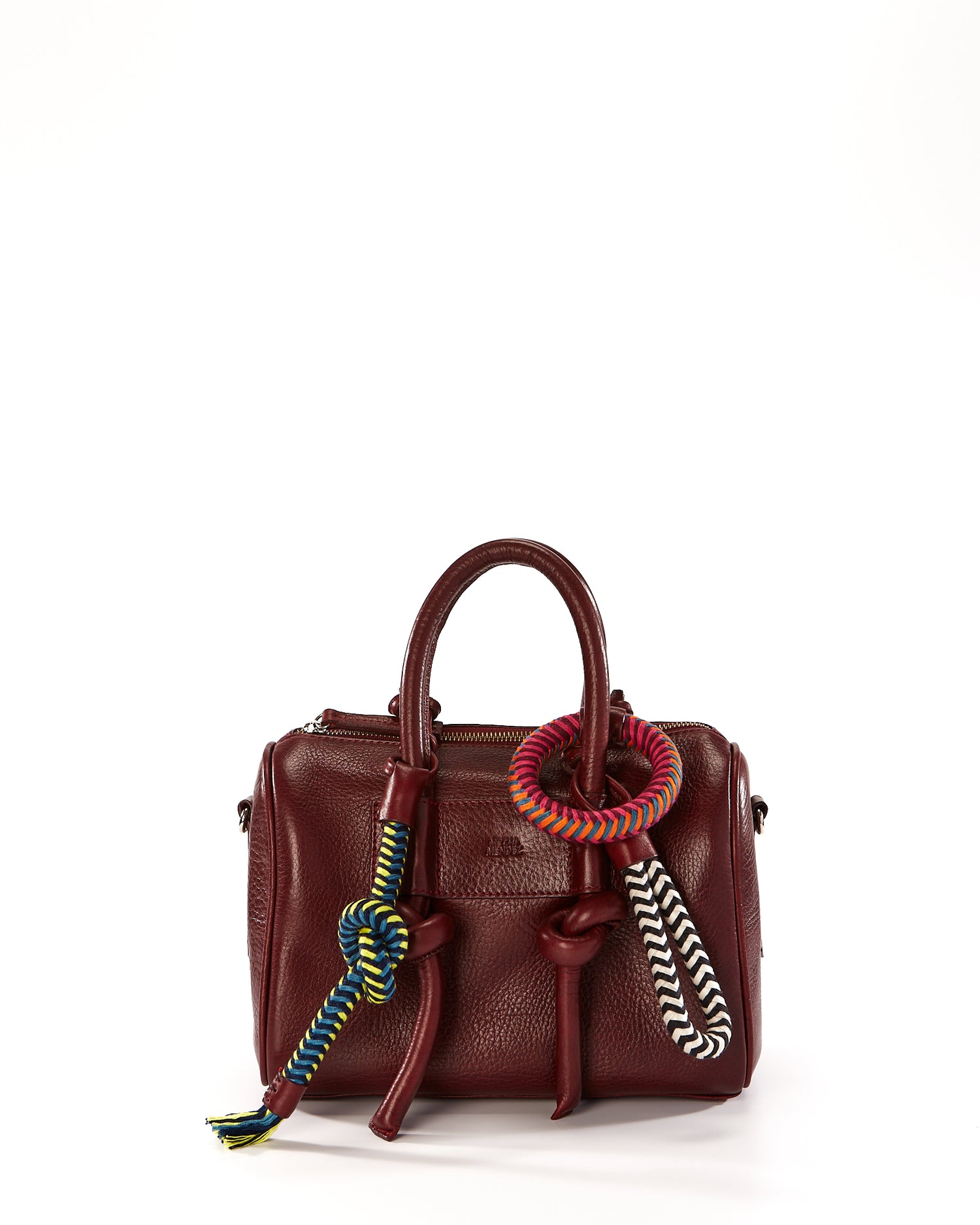 Jegua Trunk Leather Bag - Burgundy