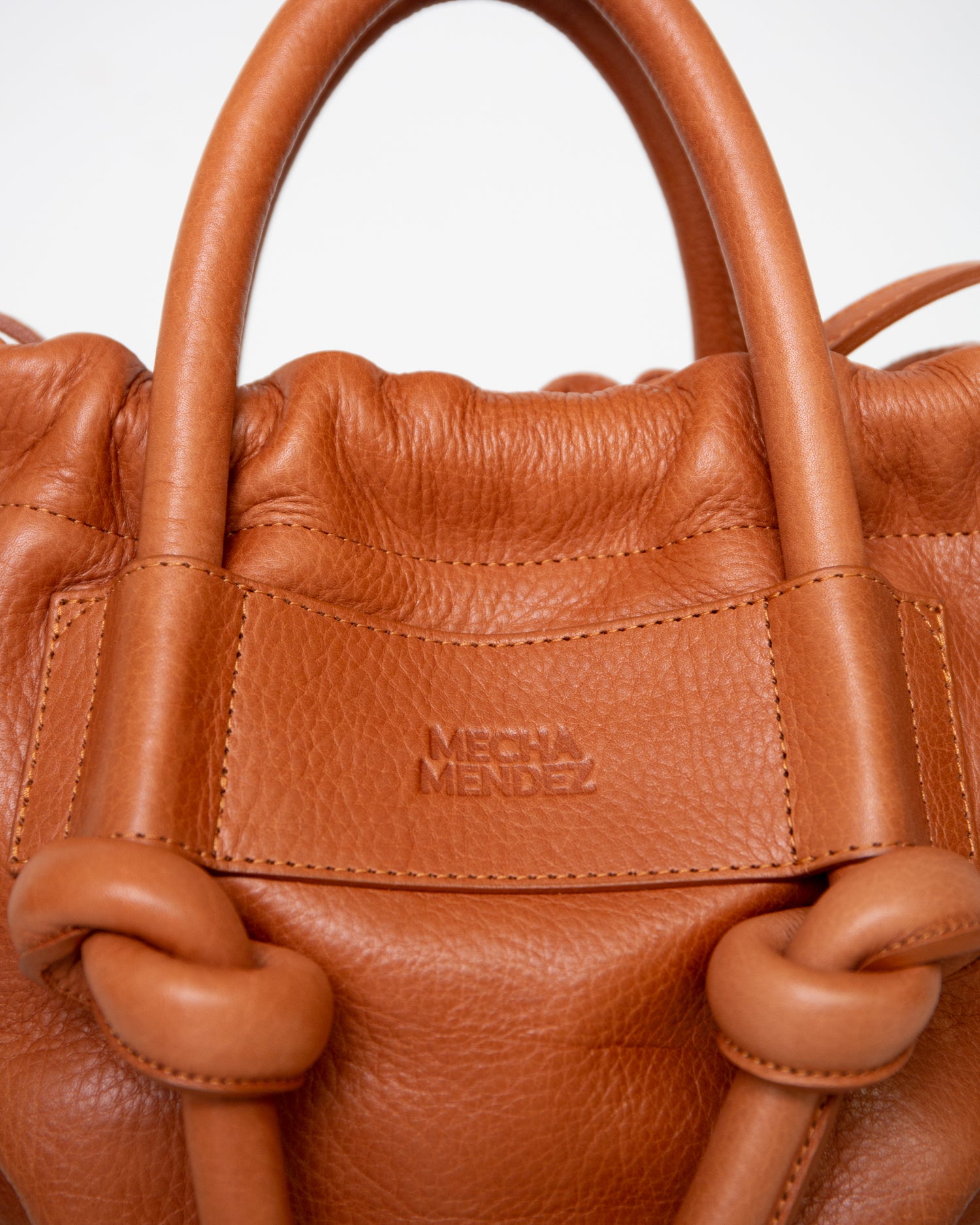 Irupe Medium Leather Bag - Tan