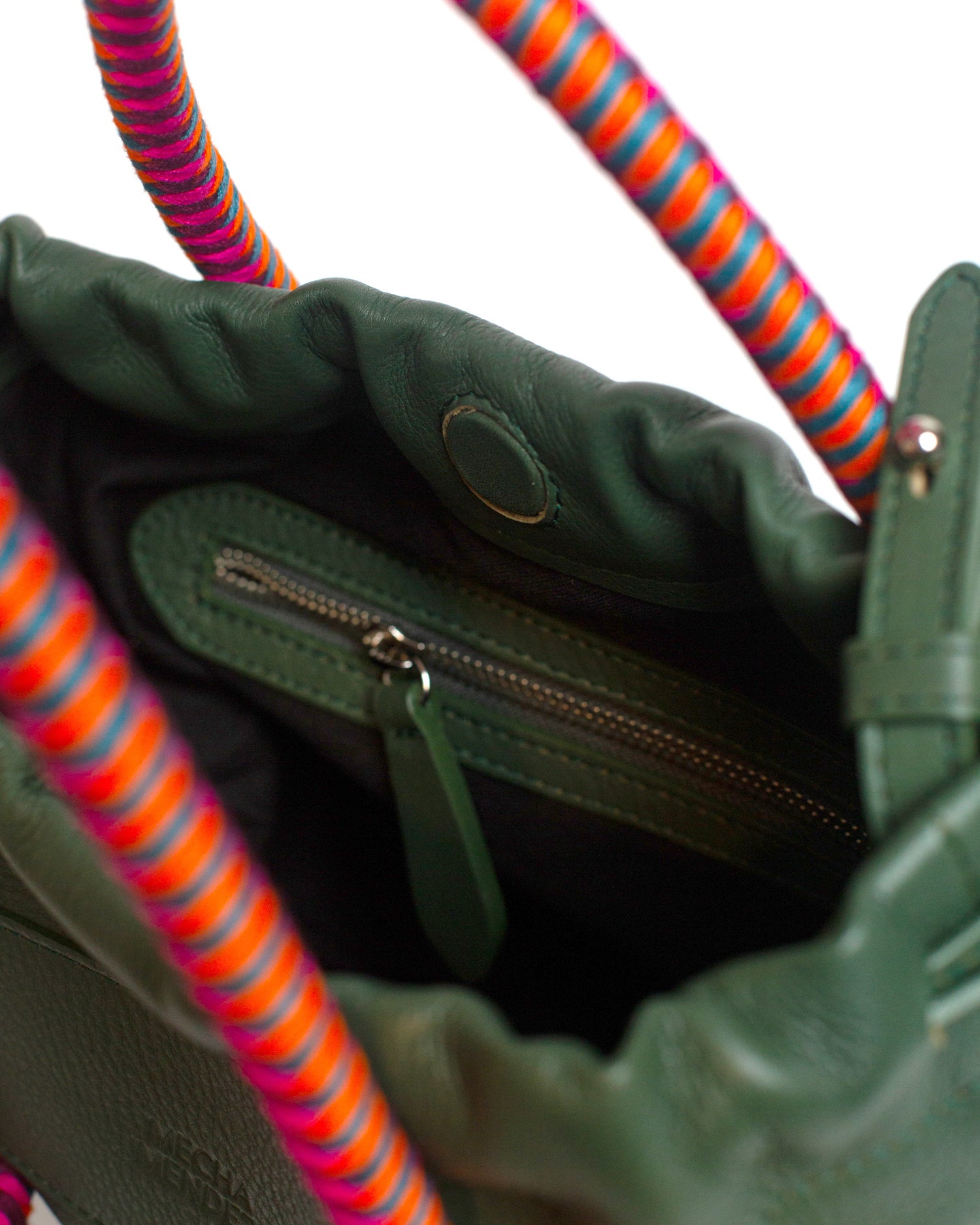 Irupe Medium Leather Bag - Selva Hypnotic