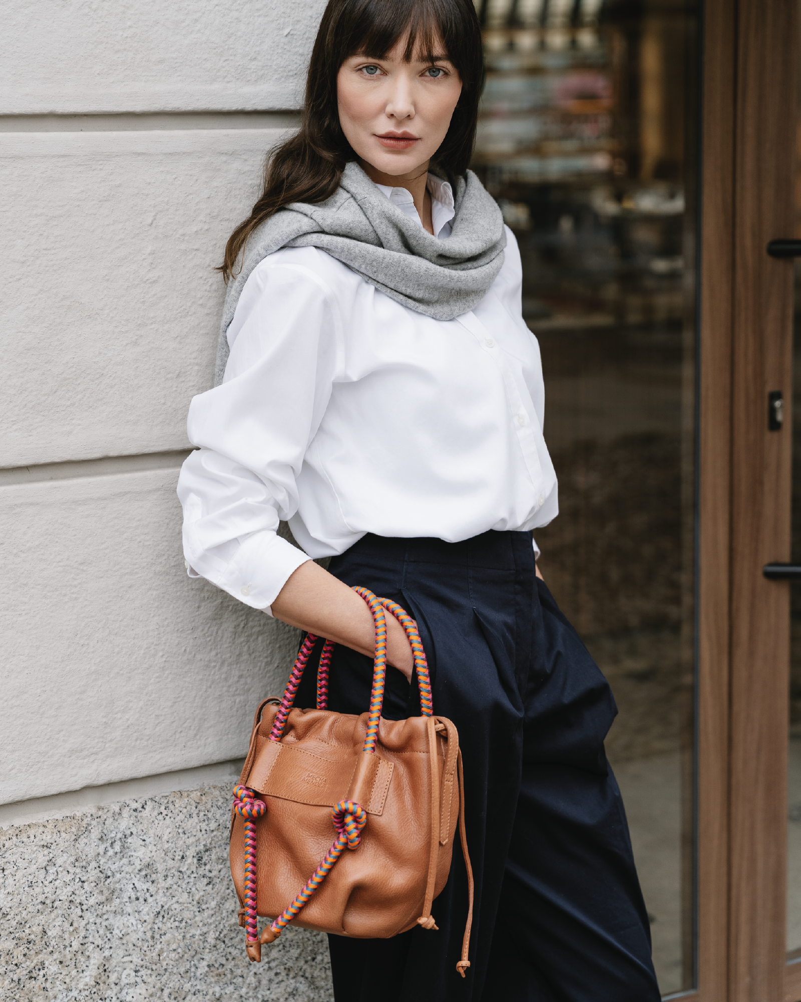 メキシカーナ Irupe Medium Leather Bag - Tan Hypnotic – MECHA MENDEZ