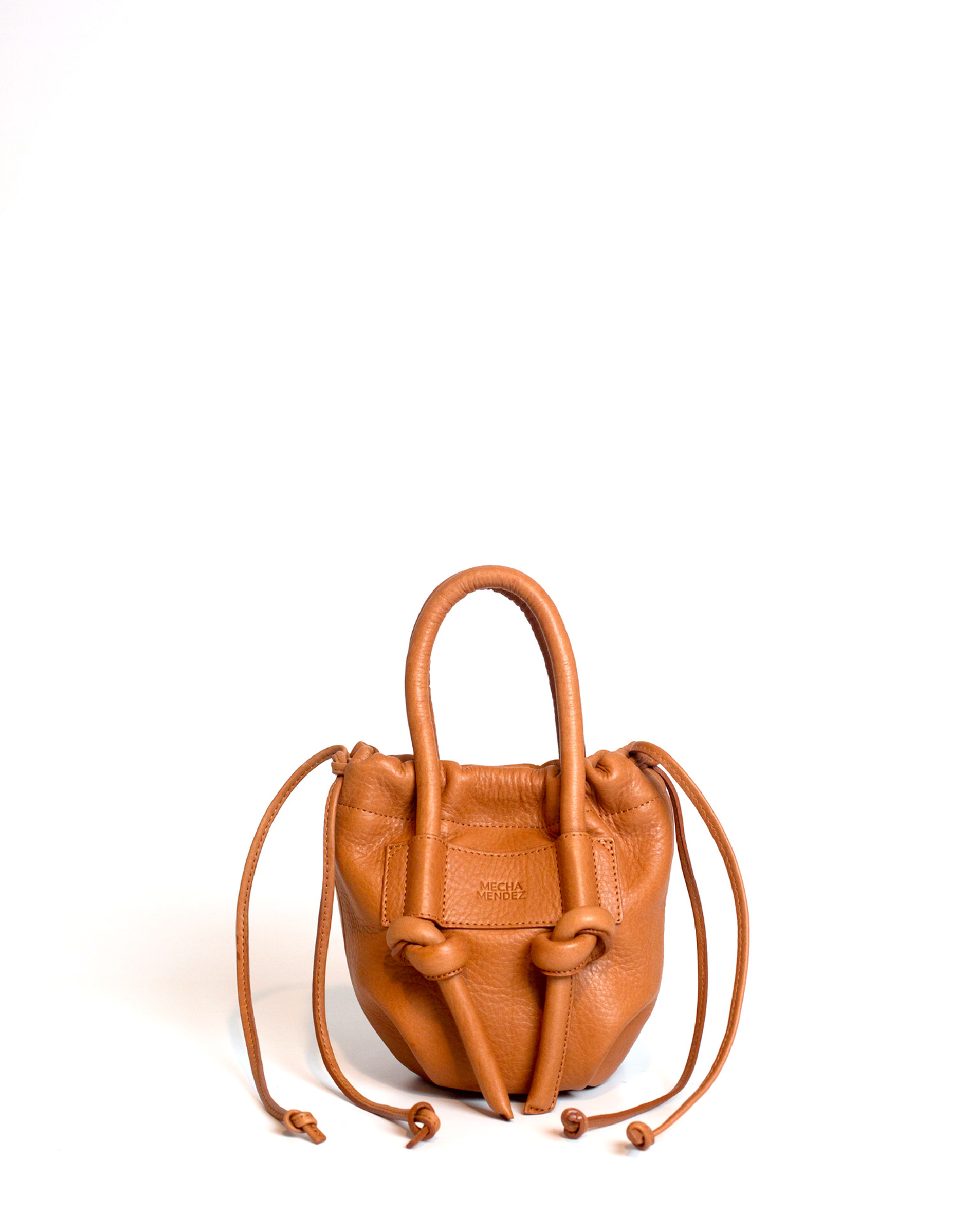 Irupe Mini Leather Bag - Tan
