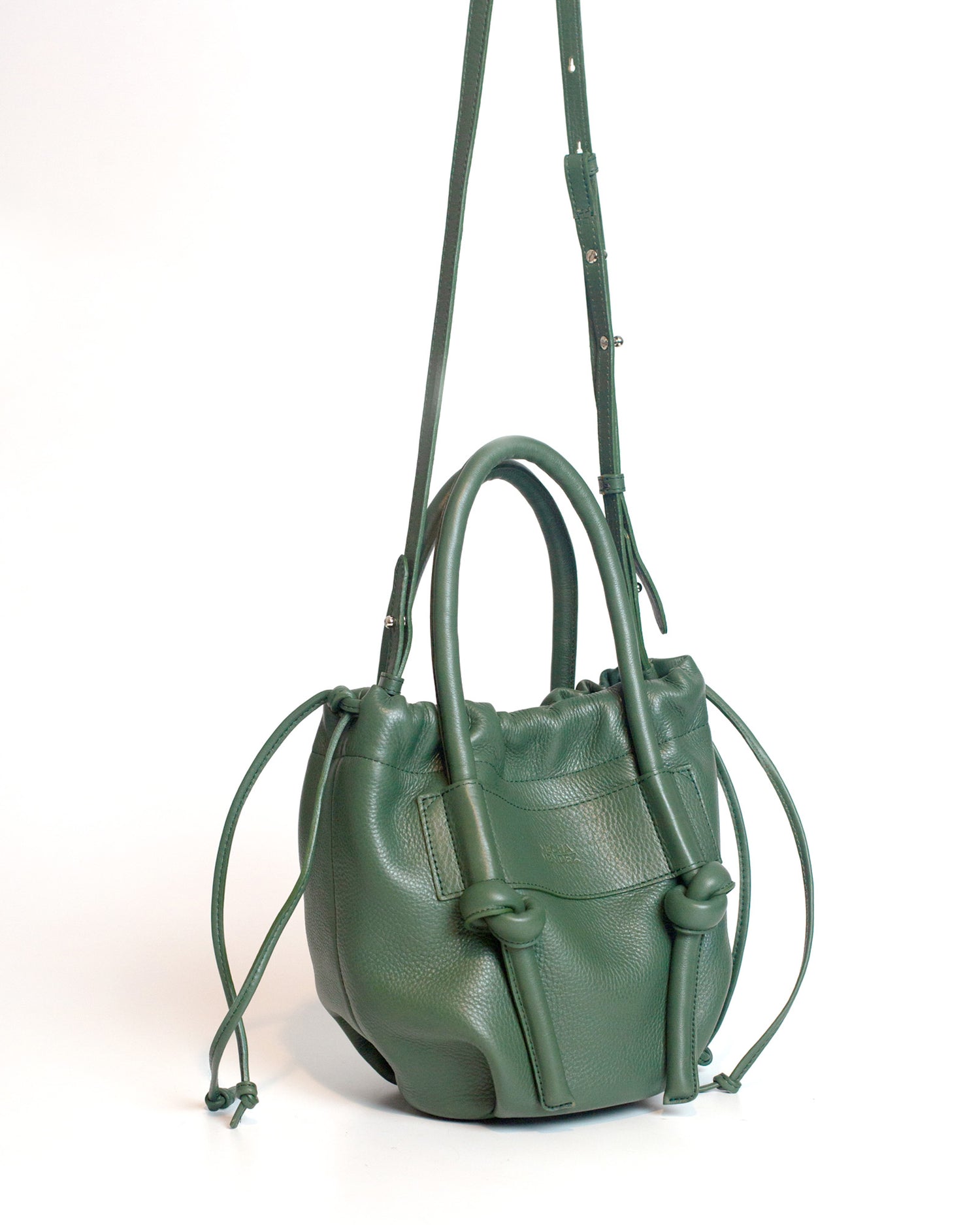 Irupe Medium Leather Bag - Selva