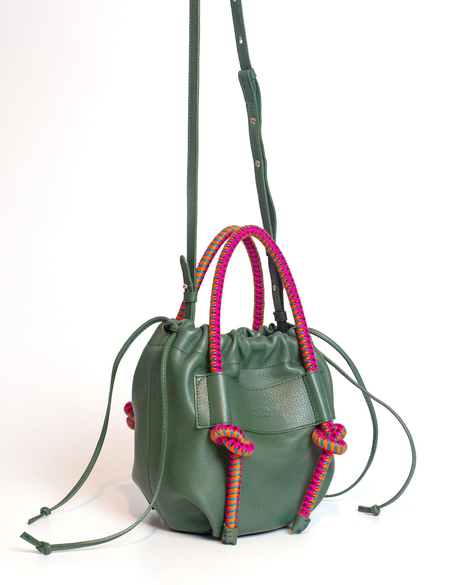 Irupe Medium Leather Bag - Selva Hypnotic