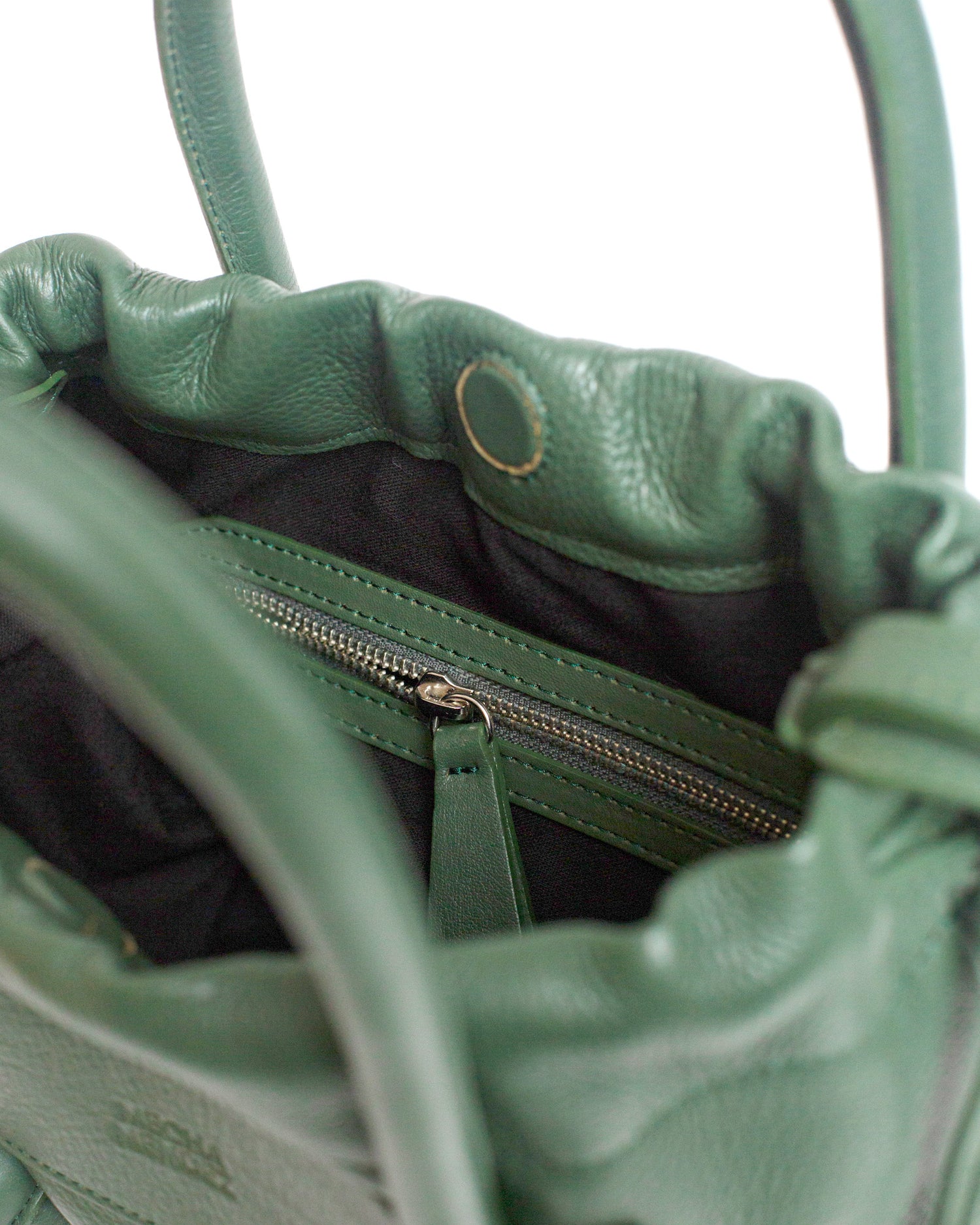 Irupe Medium Leather Bag - Selva