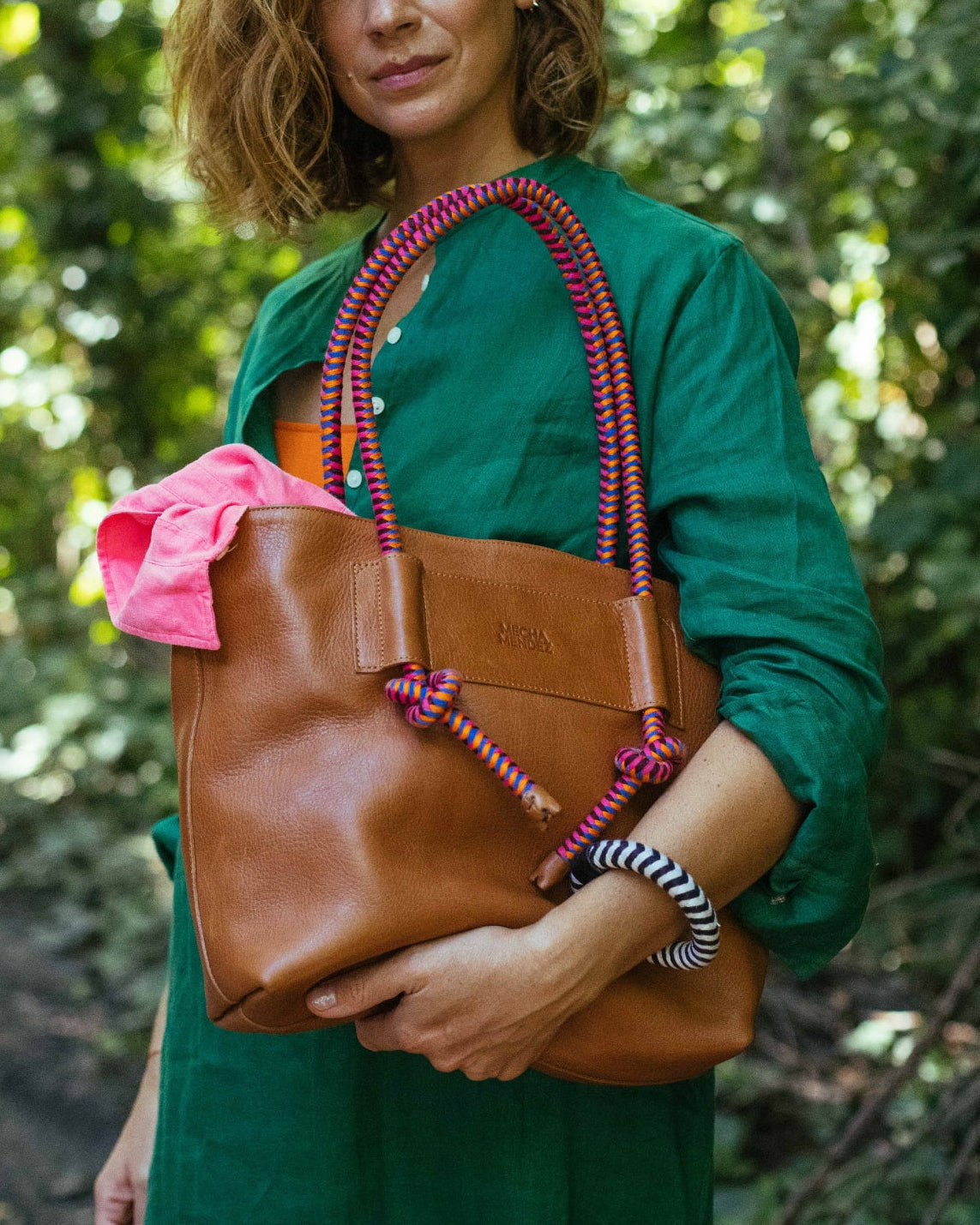 Mecha Tote - Tan Hypnotic