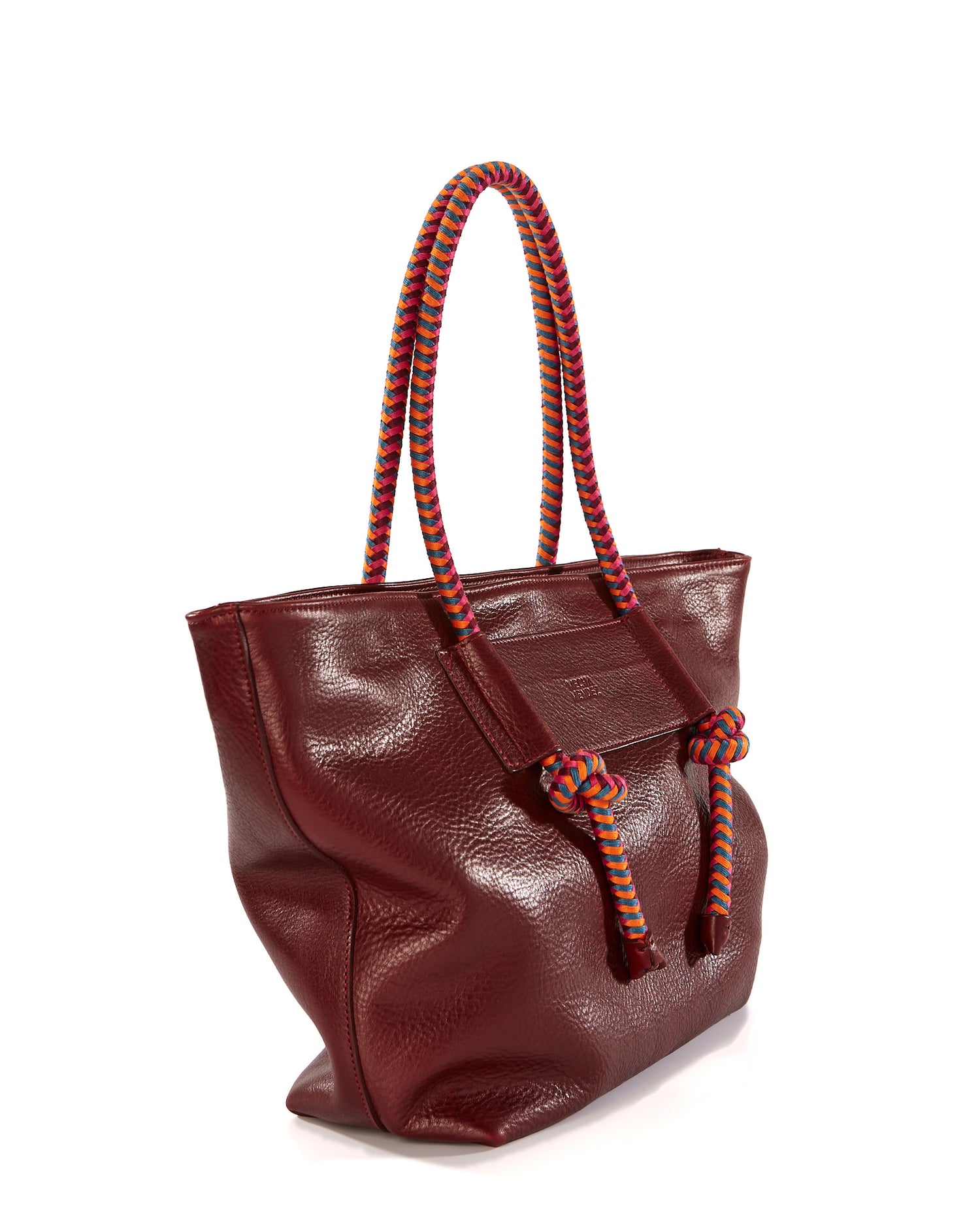 Basket Tote - Burgundy Hypnotic