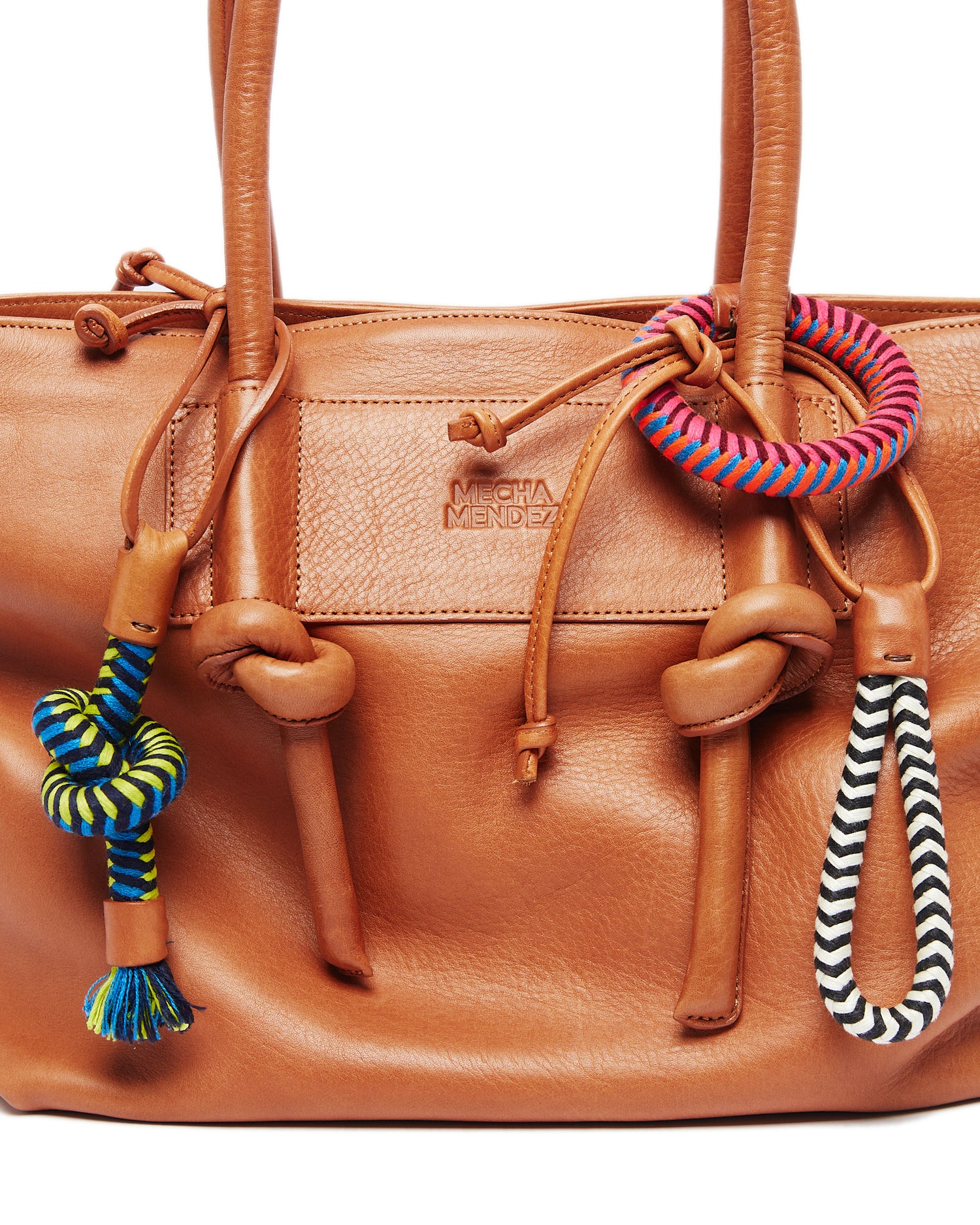 Basket Charms Tote - Tan