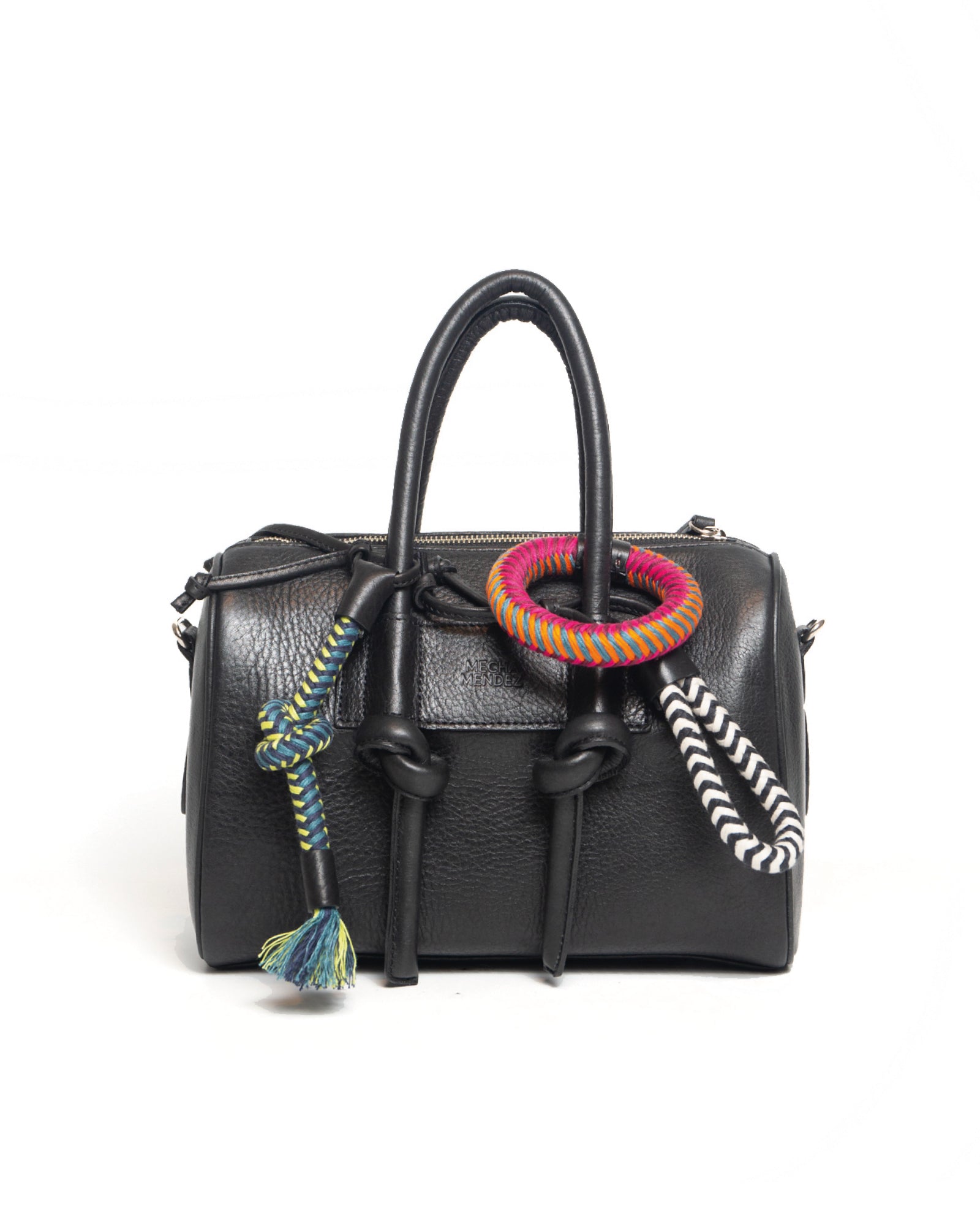 Jegua — Black Small Leather Trunk Crossbody | Mecha Mendez – MECHA