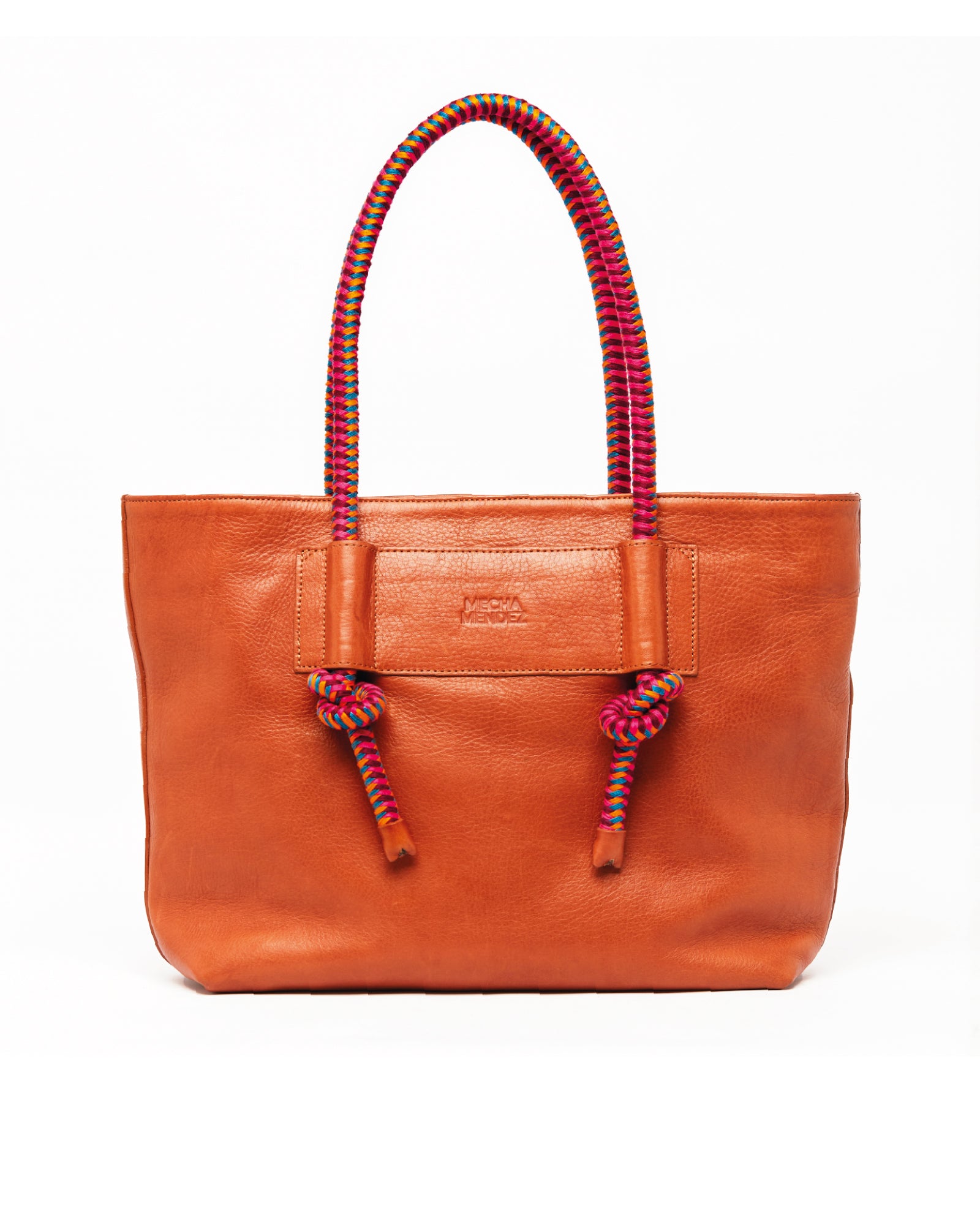 Mecha Tote — Roomy Tan Leather Tote Bag | Mecha Mendez – MECHA MENDEZ