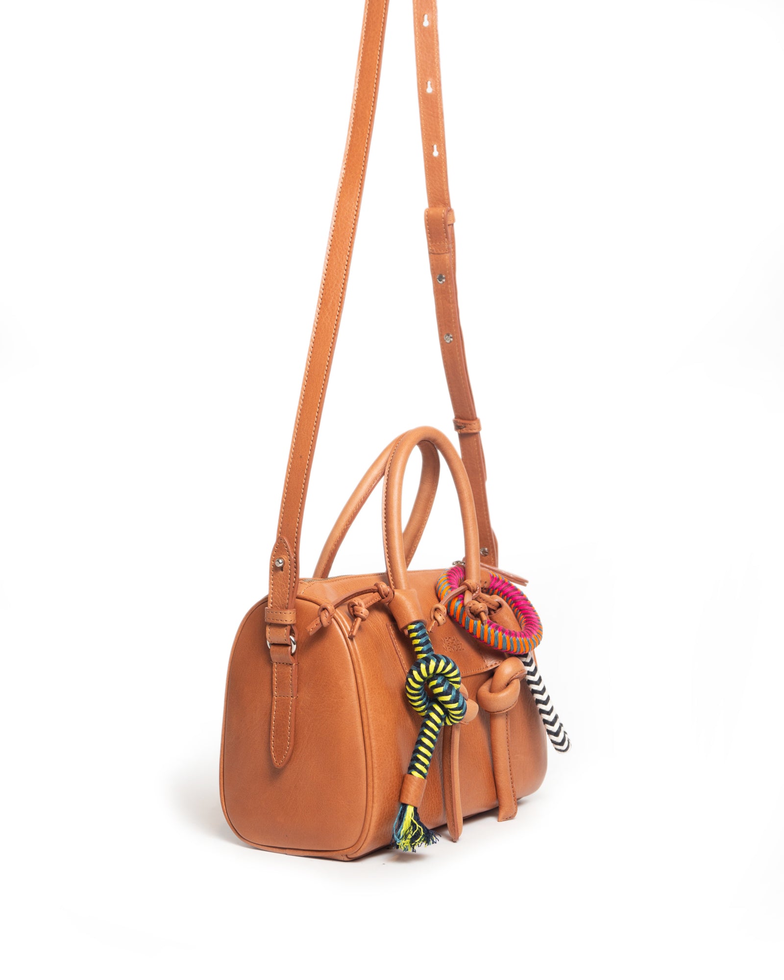 Jegua Tan — Small Leather Trunk Crossbody | Mecha Mendez – MECHA