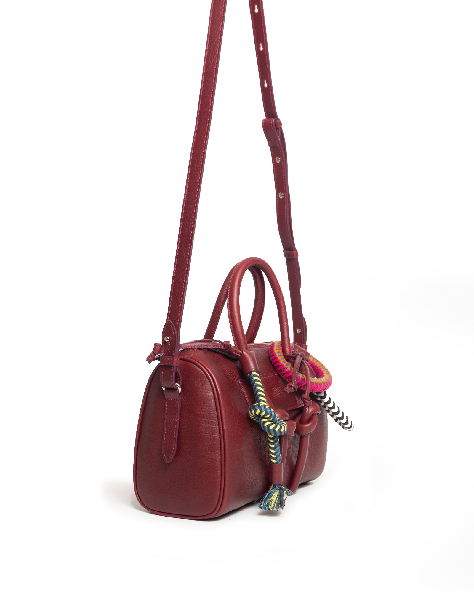 Jegua — Burgundy Leather Trunk Bag | Mecha Mendez – MECHA MENDEZ