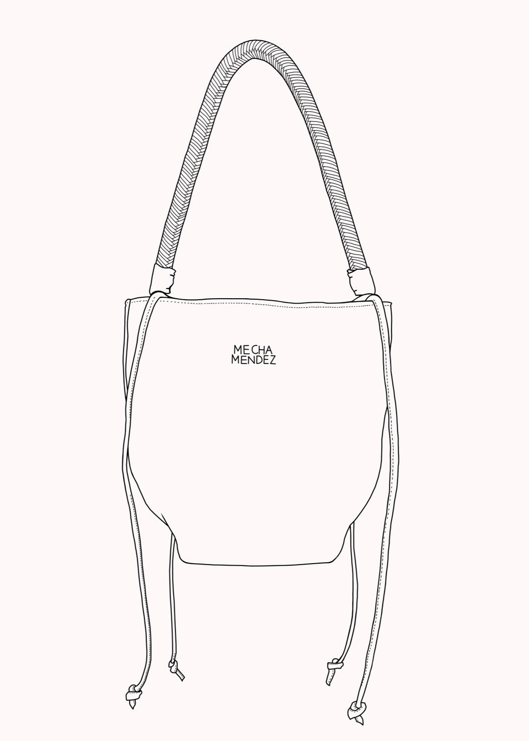 Gaucha Leather Bucket Bag - Tan Pacifico