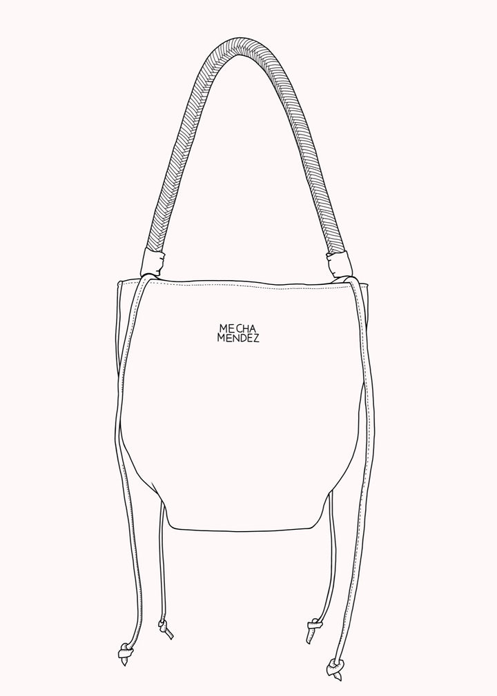 Gaucha Leather Bucket Bag - Tan Pacifico