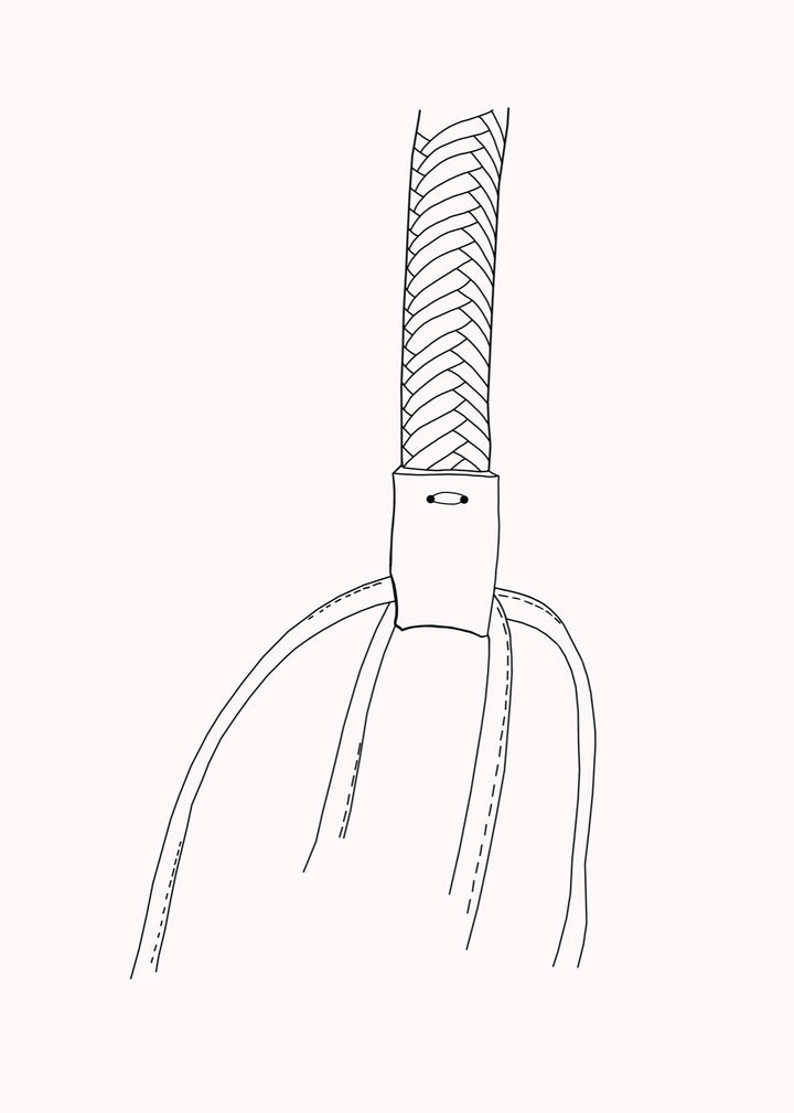 Gaucha Leather Bucket Bag - Tan Pacifico