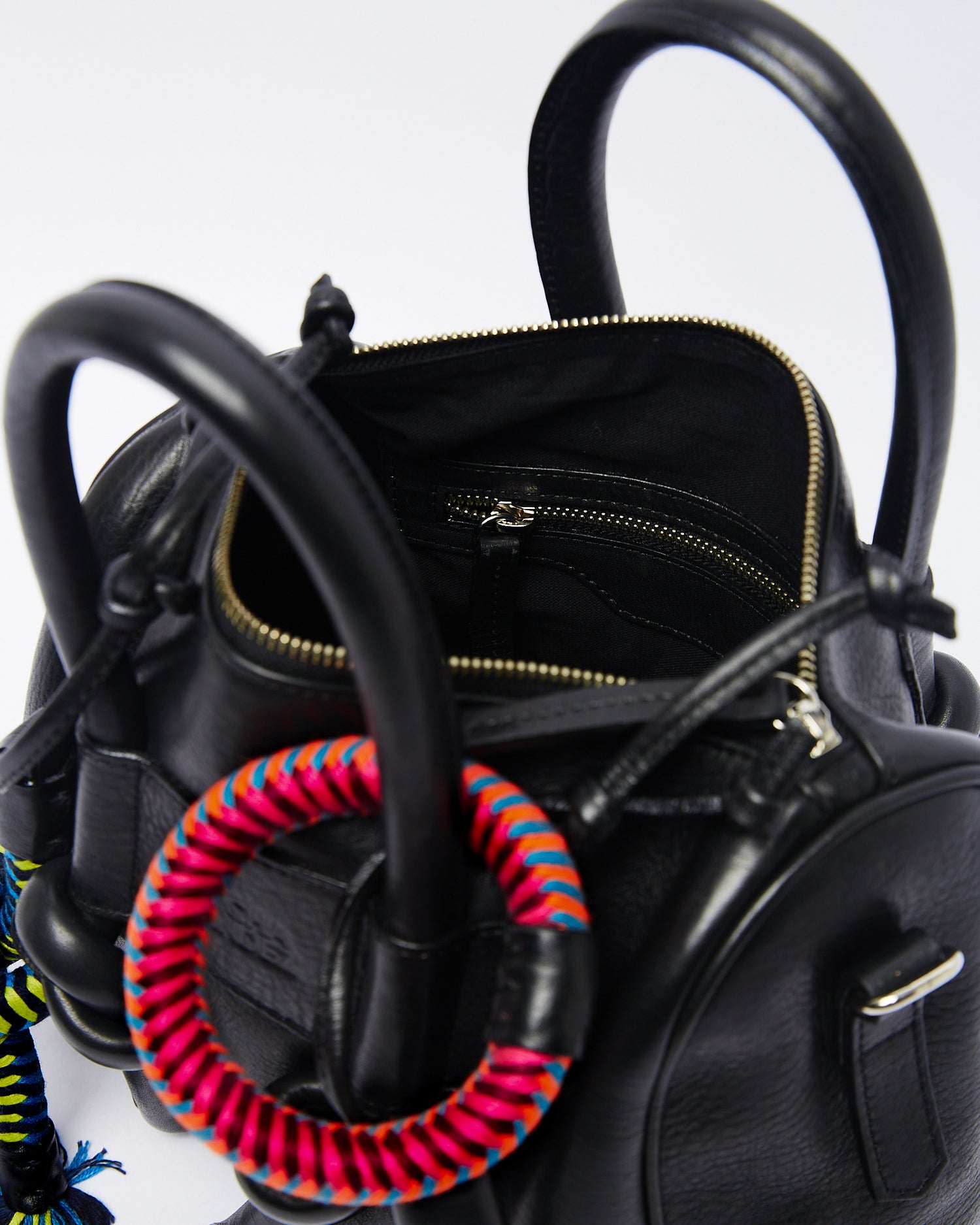 Jegua Trunk Leather Bag - Black