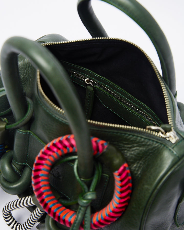 Jegua Baul Leather Bag - Forest