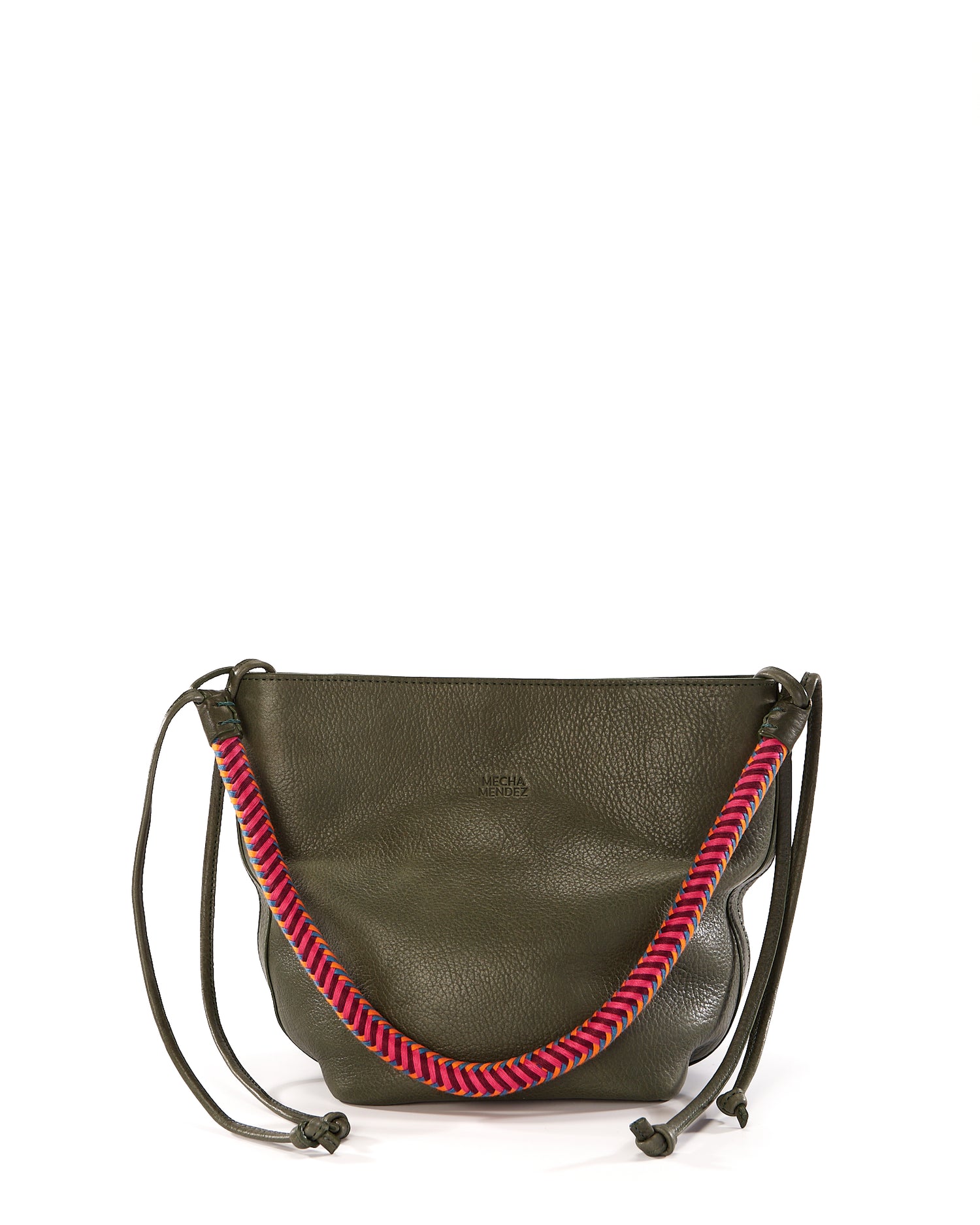 Gaucha Leather Bucket Bag - Forest Hypnotic