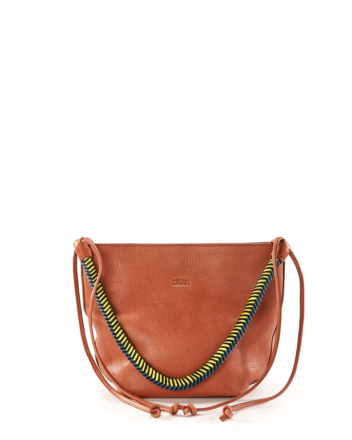 Gaucha Leather Bucket Bag - Tan Pacifico