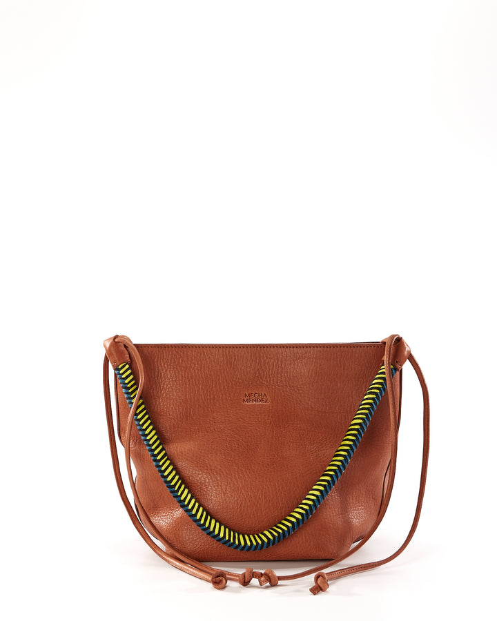 Gaucha Leather Bucket Bag - Tan Pacifico