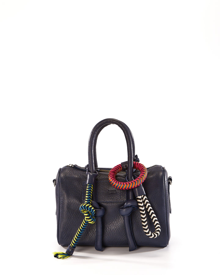 Jegua Baul Leather Bag - Blue