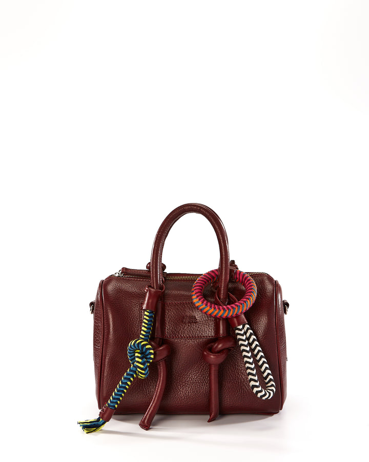 Jegua Baul Leather Bag - Burgundy