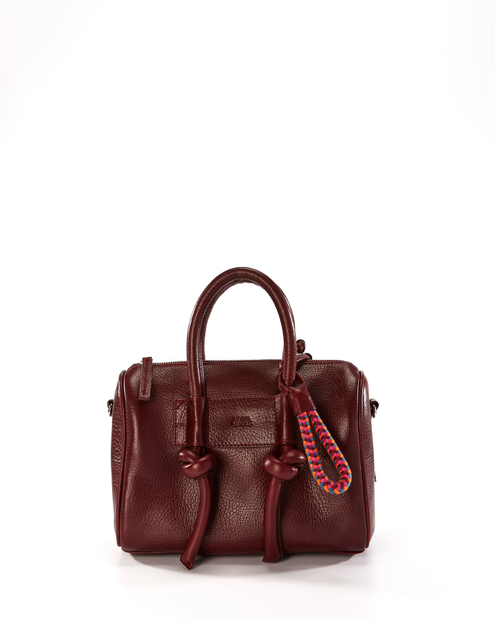 Poty Baul Leather Bag - Burgundy