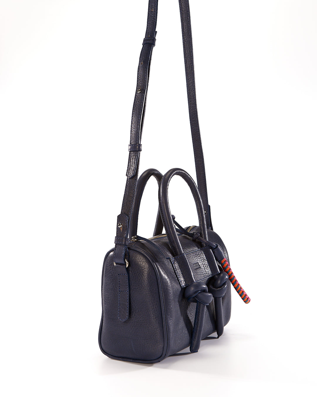 Poty Baul Leather Bag - Blue