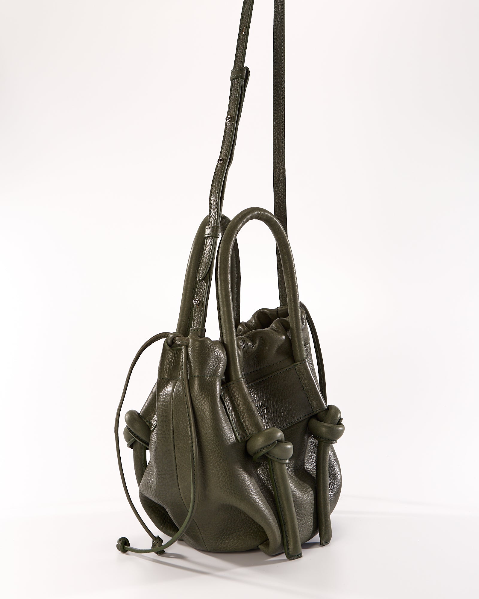 Irupe Medium Leather Bag - Forest – MECHA MENDEZ