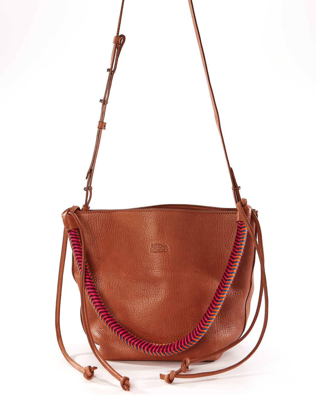 Gaucha Leather Bucket Bag - Tan Hypnotic