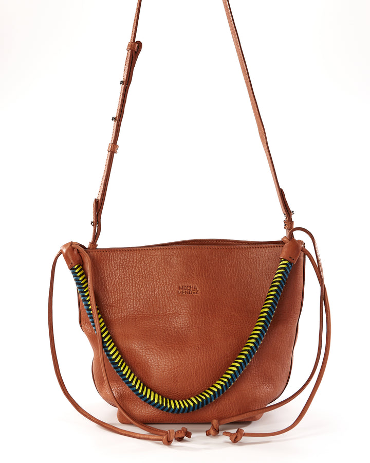 Gaucha Leather Bucket Bag - Tan Pacifico