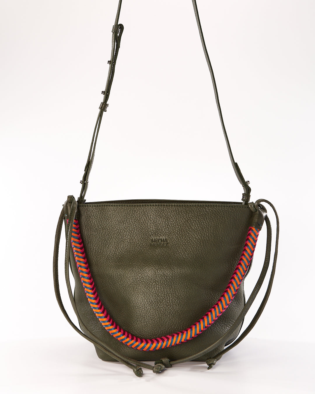 Gaucha Leather Bucket Bag - Forest Hypnotic