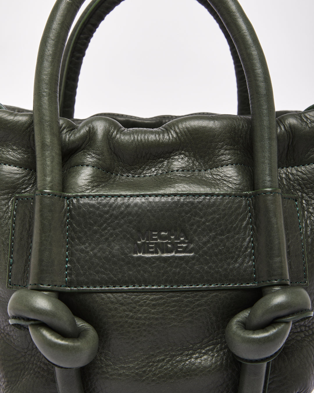 Irupe Medium Leather Bag - Forest