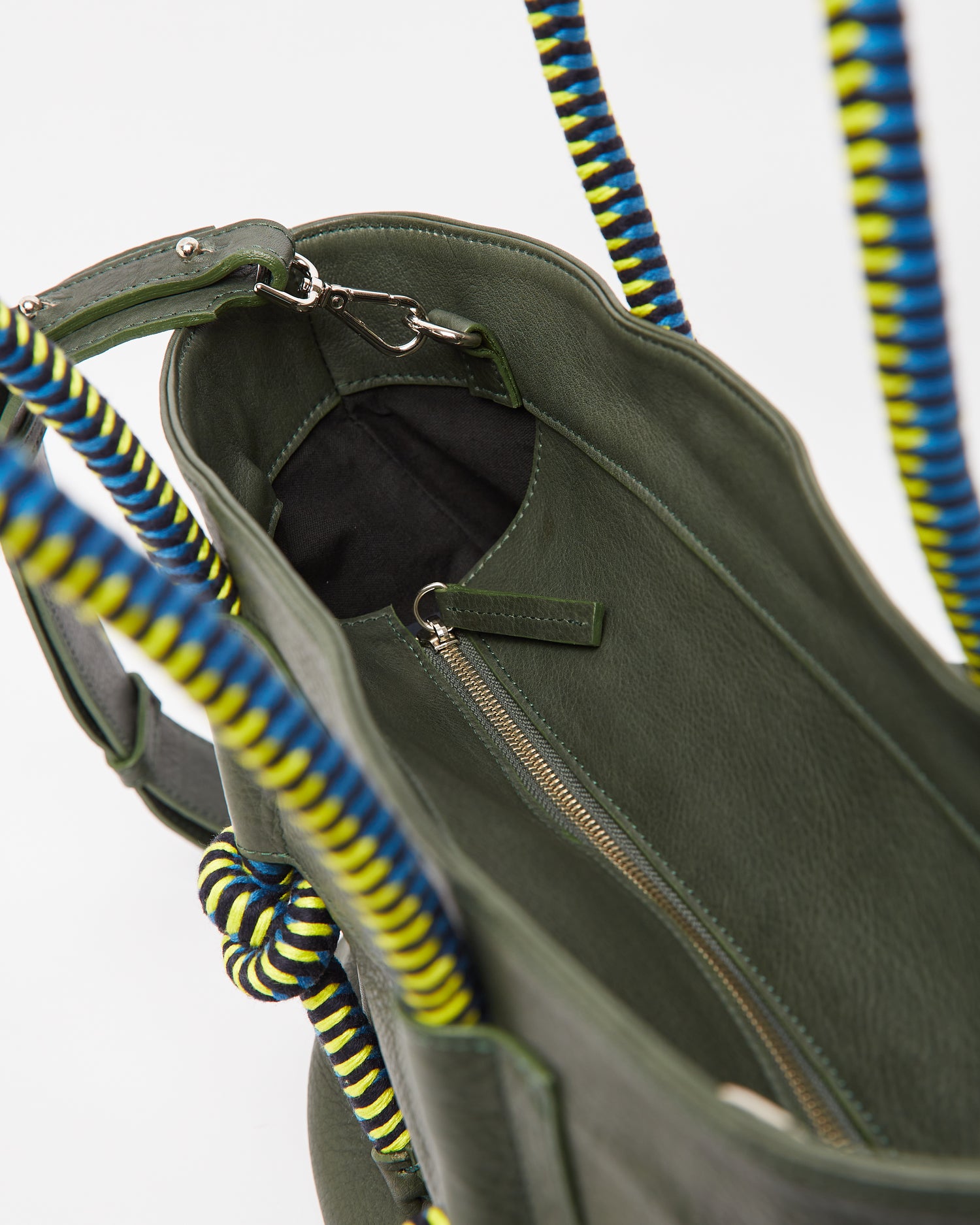 Mecha Leather Tote Bag -  Forest Pacifico