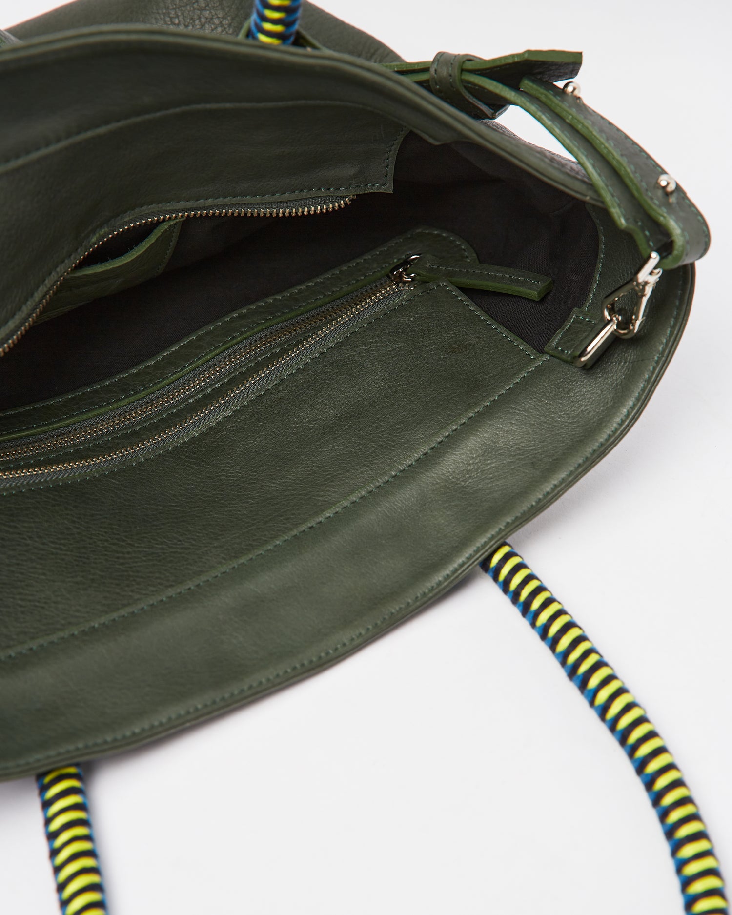 Mecha Leather Tote Bag -  Forest Pacifico
