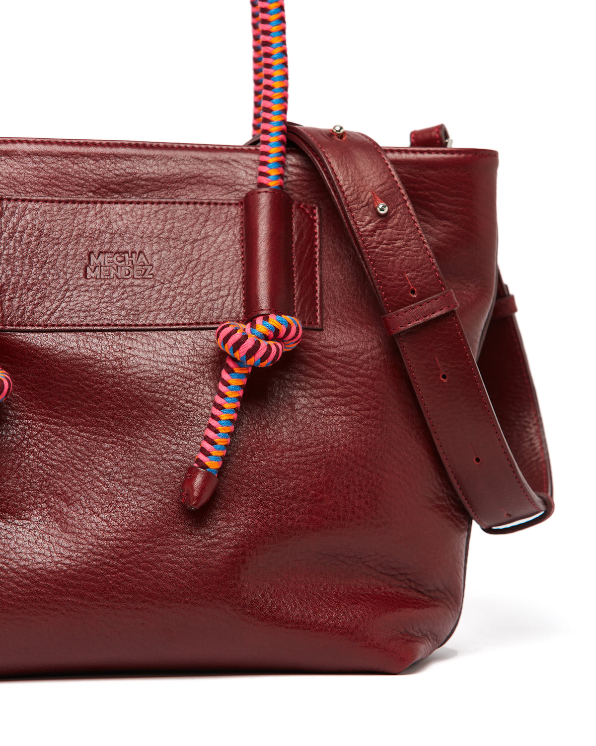 Mecha Tote - Burgundy Hypnotic