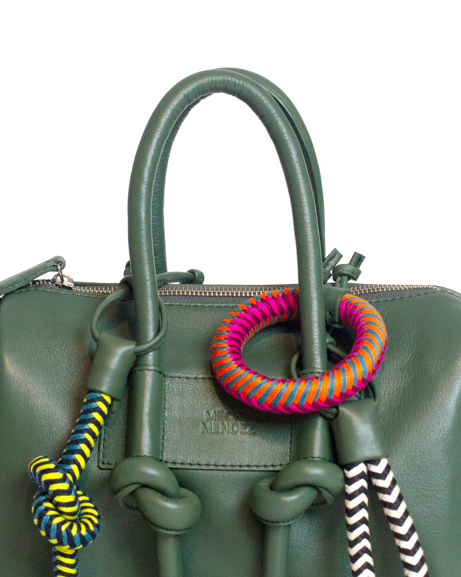 Jegua Trunk Leather Bag - Selva – MECHA MENDEZ