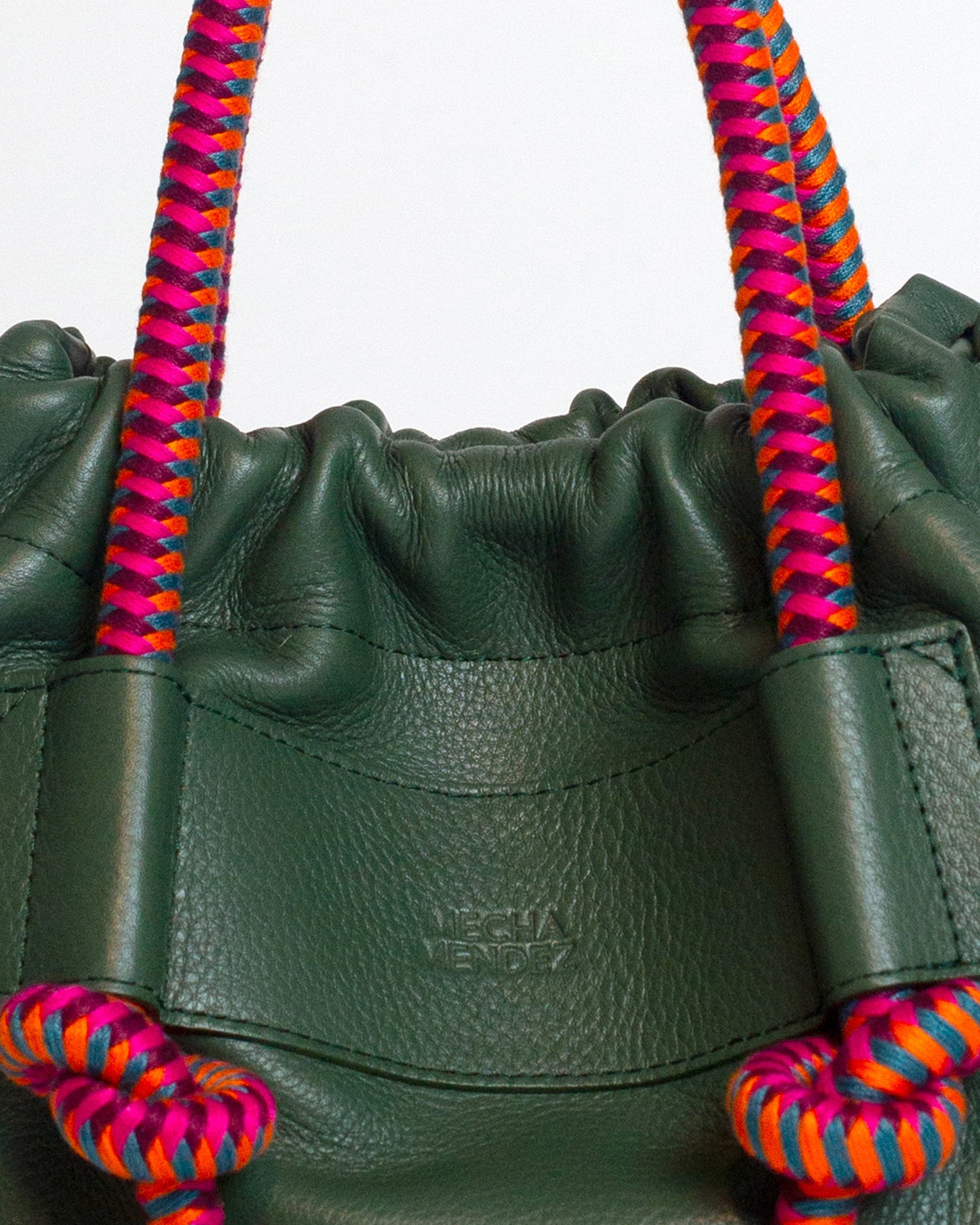 Irupe Medium Leather Bag - Selva Hypnotic