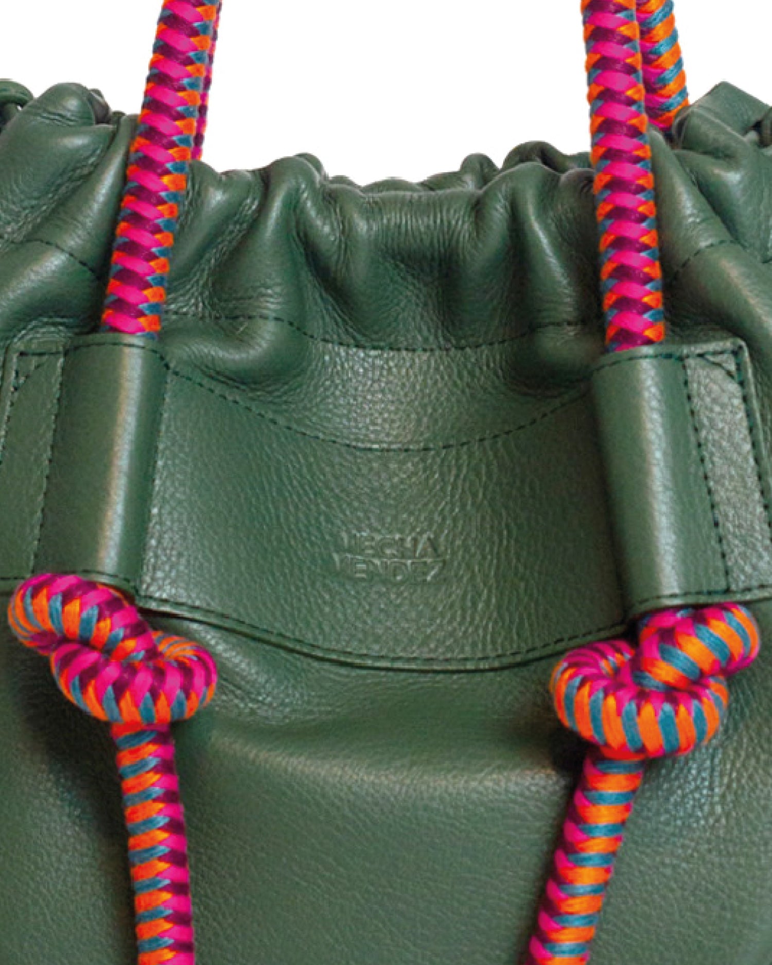 Irupe Medium Leather Bag - Selva Hypnotic