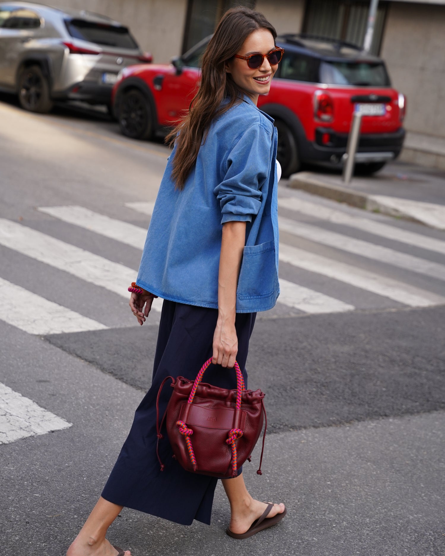 Irupe Medium - Burgundy Hypnotic
