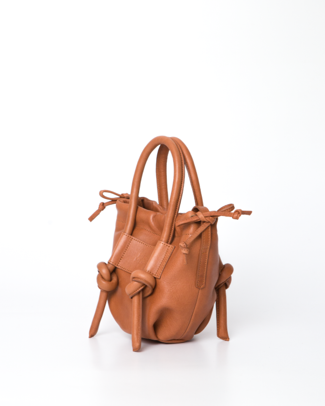 Irupe Mini Leather Bag - Tan