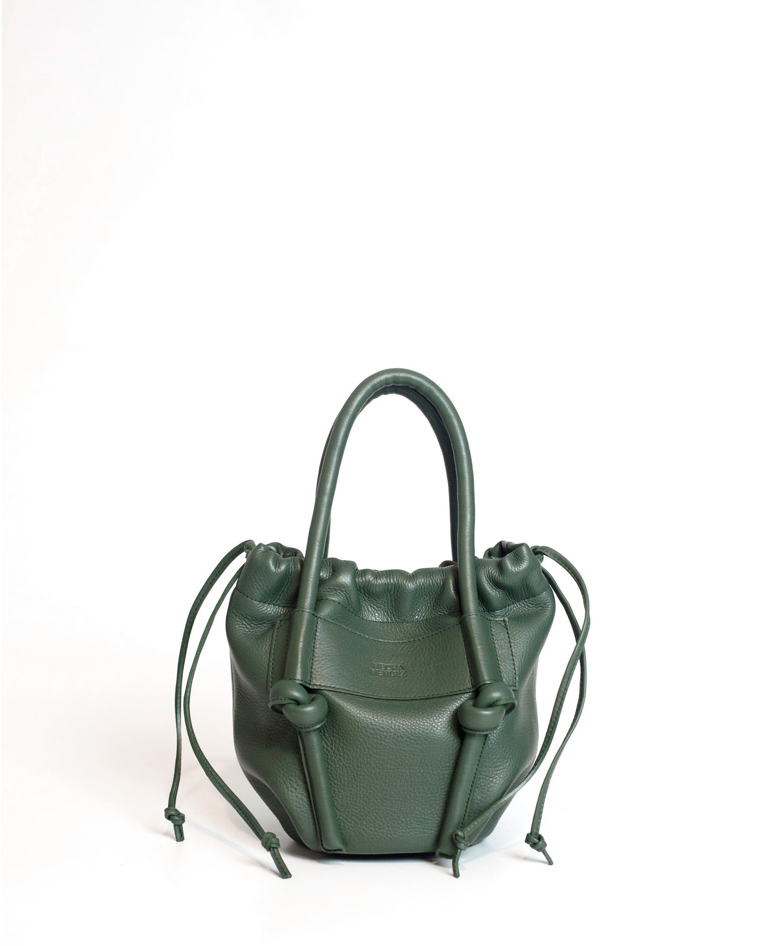 Irupe Medium Leather Bag - Selva